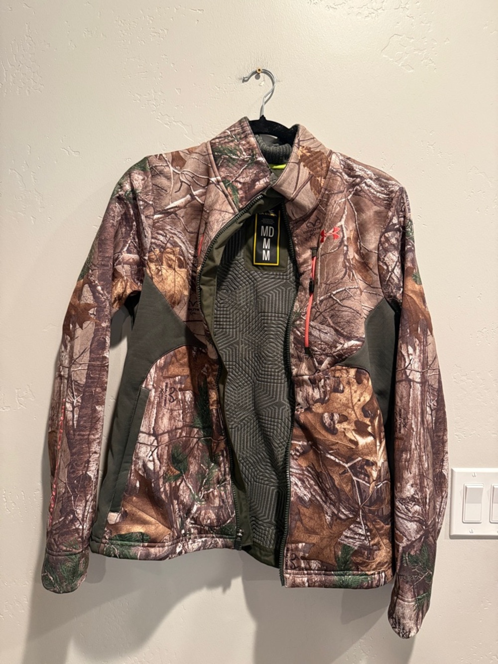 Under Armour Women's Realtree Camo Softshell Jacket with Olive Panels